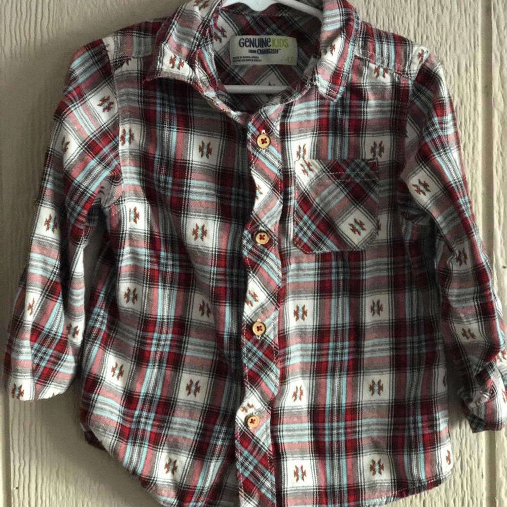 Boys button down shirt.